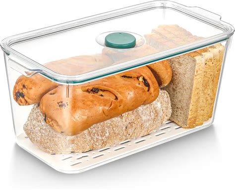 stainless steel bread box|homemade bread storage container.